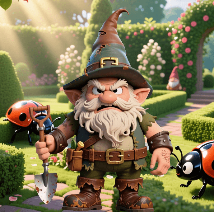 Grumpy Garden Gnomes