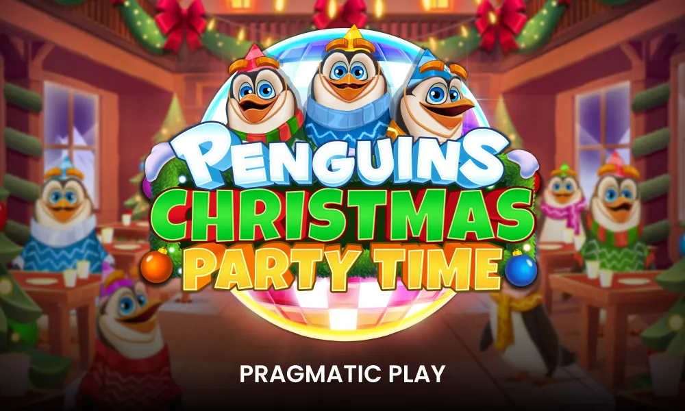 Penguins Christmas Party Time